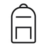 Compact backpacks